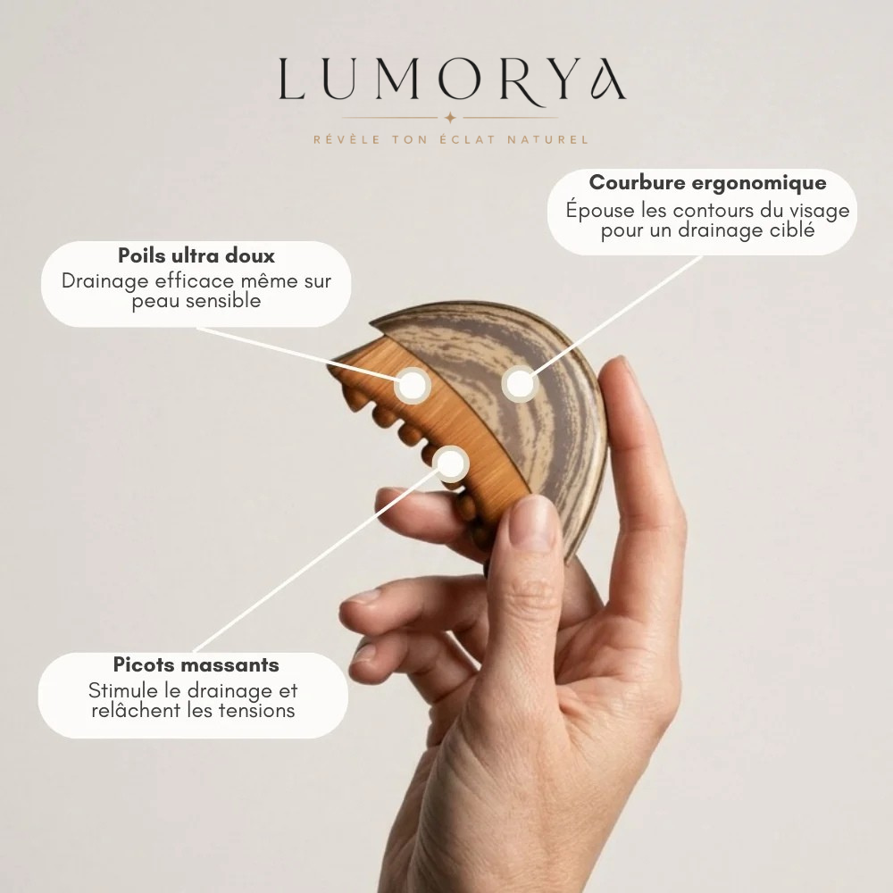 Lumorya - Brosse de Drainage Lymphatique